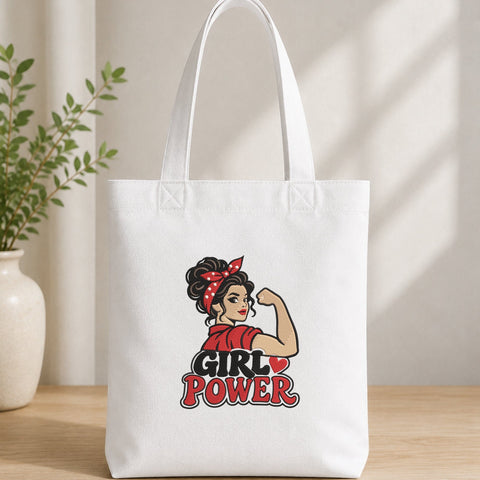 Girl Power Embroidery Design – Strong Woman Rosie Inspired Machine Embroidery File, Feminist Girl Shirt Design, Women Empowerment Embroidery/Applique DESIGNS PatternFeed8 