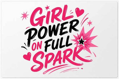 Girl Power PNG | On Full Spark Inspirational Digital Download SVG BillahCrafts 
