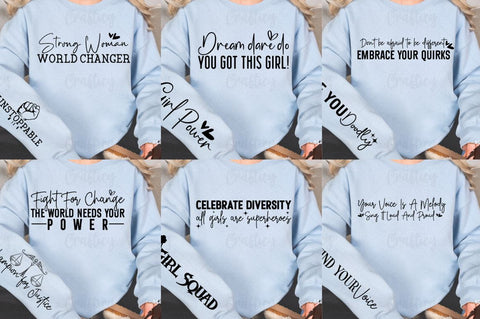 Girl Power Sleeve SVG Bundle SVG Designangry 