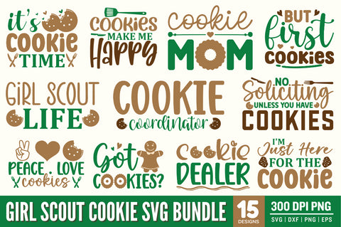 Girl Scout Cookie SVG Bundle SVG Designangry 