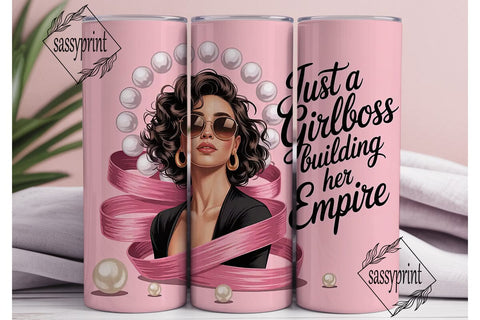 Girlboss Empire 20oz Tumbler Wrap Sublimation sassyprint 