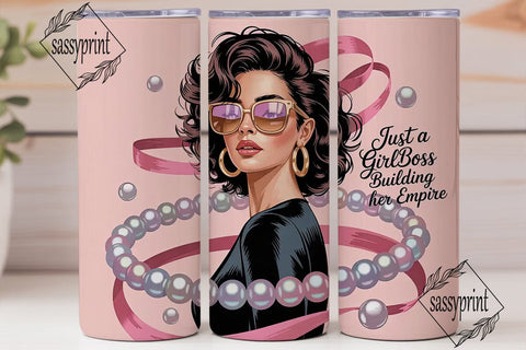 Girlboss Empire 20oz Tumbler Wrap Sublimation sassyprint 