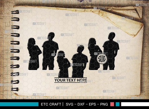 Girls And Boys Monogram, Girls And Boys Silhouette, Girls And Boys SVG, Girls Svg, Boys Svg, Children Svg, Kids Svg, SB00558 SVG ETC Craft 