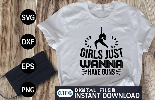 Girls Just Wanna Have Guns svg SVG designer krishna 
