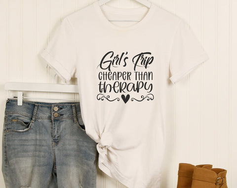 Girls Trip 2025 SVG Bundle, 8 Designs, Girls Trip Cheaper Than Therapy SVG, Girls' Weekend SVG, Warning Girls Trip In Progress SVG SVG HappyDesignStudio 
