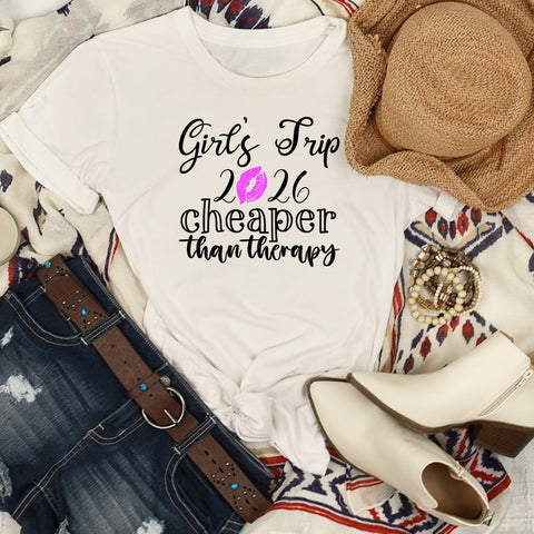 Girls Trip 2026 SVG Bundle, 8 Designs, Girls Trip Cheaper Than Therapy SVG, Girls' Weekend SVG, Warning Girls Trip In Progress SVG SVG HappyDesignStudio 