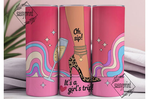 Girl's Trip 20oz Tumbler Design Sublimation sassyprint 