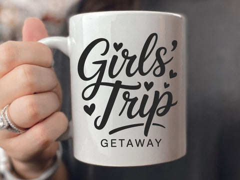 Girls Trip Getaway Svg, funny vacation shirt design for just the girls SVG DesignDestine 