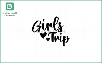 Girls Trip SVG – Palm & Sip Edition SVG PNG & EPS V21 SVG dahukdesign 