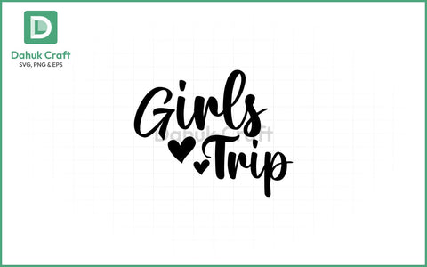 Girls Trip SVG – Palm & Sip Edition SVG PNG & EPS V21 SVG dahukdesign 