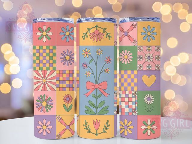 Girly Floral Coquette Tumbler, Girly Floral Tumbler, Coquette 20oz Wrap, Sublimation Design, Feminine Gift Idea, Whimsical Floral Wrap, Stylish Coquette Tumbler Sublimation SvggirlplusArt 