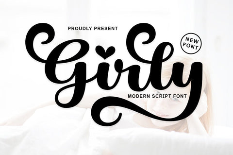 Girly Font Rotterlab studio 