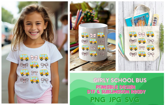 Girly School Bus PNG JPG SVG SVG So Fontsy Design Shop 