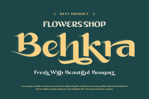 Gitky - Display Font Font twinletter 