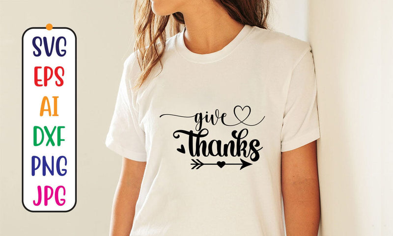 Give Thanks SVG Cut File SVG Syaman 