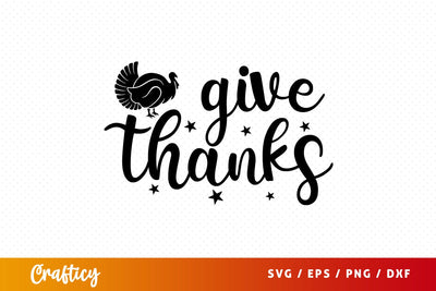 Give thanks SVG Design SVG Designangry 