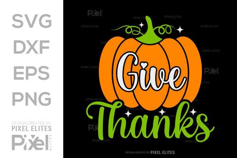 Give Thanks SVG Thanksgiving Bundle Happy Autumn Hello Fall Thanksgiving Quote PET 00902 SVG ETC Craft 