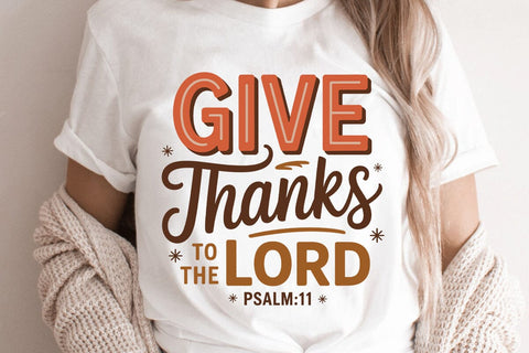 Give Thanks To The Lord Psalm11 SVG Angelina750 