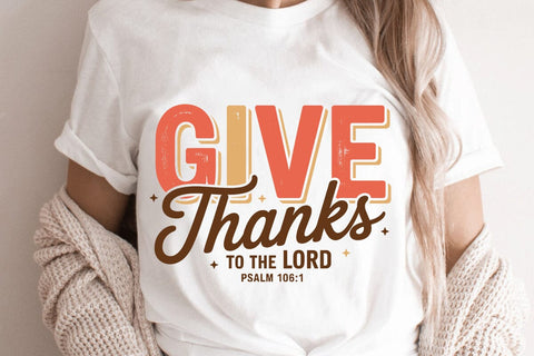 Give Thanks To The Lord SVG Angelina750 