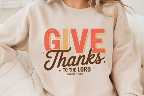 Give Thanks To The Lord SVG Angelina750 