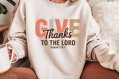 Give Thanks To The Lord SVG Angelina750 