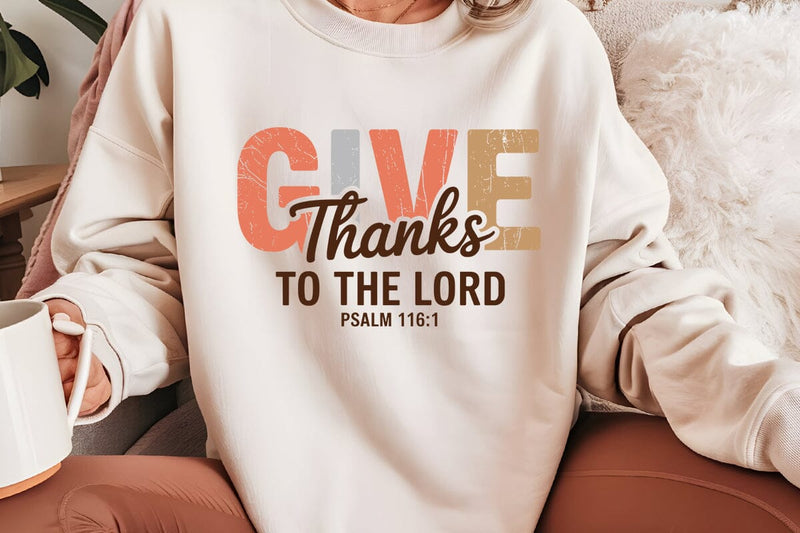Give Thanks To The Lord SVG Angelina750 