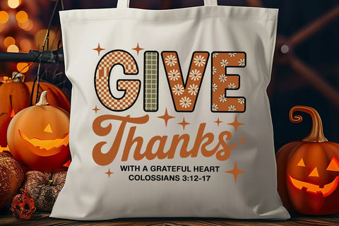 Give Thanks With A Grateful Heart Colossians 3 12-17 SVG Angelina750 
