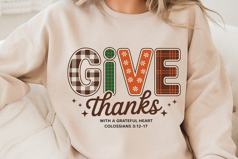 Give Thanks With A Grateful Heart Colossians 31217 SVG Angelina750 