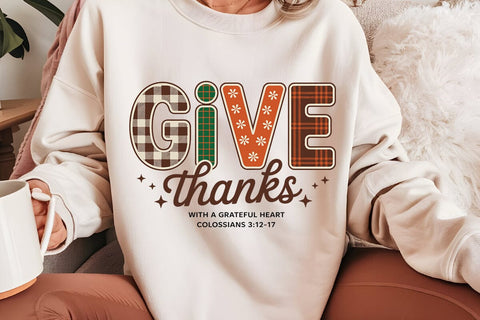 Give Thanks With A Grateful Heart Colossians 31217 SVG Angelina750 