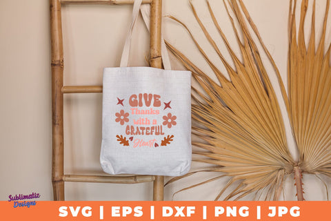 Give Thanks with a Grateful Heart | Fall T-Shirt SVG Desing | Fall SVG Design SVG Sublimatiz Designs 