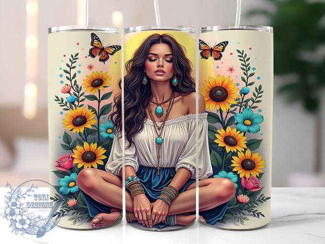 Give Yourself Time, Self-Care, Inspirational Quote, Tumbler Wrap, 20oz Tumbler, Digital Download, Positive Affirmation Sublimation ToriDesigns 