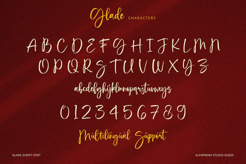Glade - Handwritten Font Font Alpaprana Studio 