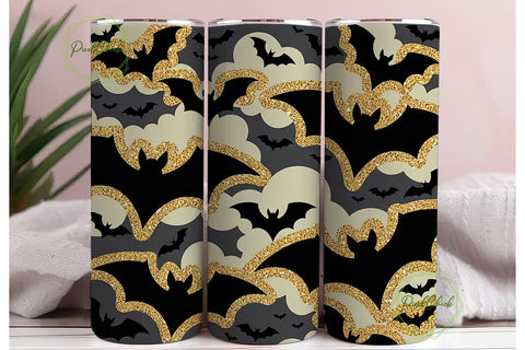 Glam Bat & Cloud 20oz Tumbler Sublimation PixelChick 