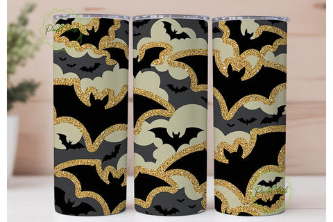 Glam Bat & Cloud 20oz Tumbler Sublimation PixelChick 