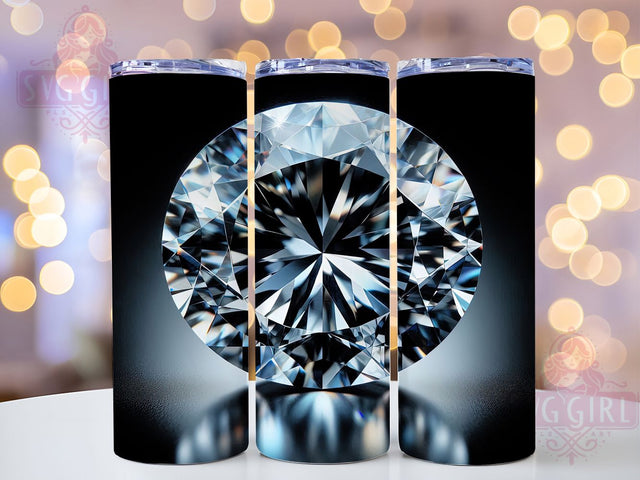 Glam Diamond Bling Tumbler Wrap, Gem Pattern Design, Crystal Wrap Art, Luxury Diamond Print, Jewel Sublimation Design, Elegant Gemstone Art, Bling Tumbler Wrap Sublimation SvggirlplusArt 