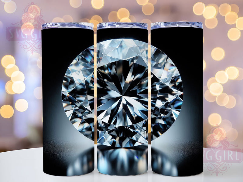Glam Diamond Bling Tumbler Wrap, Gem Pattern Design, Crystal Wrap Art, Luxury Diamond Print, Jewel Sublimation Design, Elegant Gemstone Art, Bling Tumbler Wrap Sublimation SvggirlplusArt 