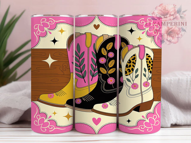 Glam Glitter Rodeo Cowgirl Tumbler, Rodeo Queen Pattern, Glitter Western Design, 20Oz Sublimation Wrap, Sparkling Cowgirl Art, Glam Western Texture, Tumbler Sublimation Sublimation Li Zamperini 