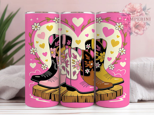 Glam Glitter Rodeo Cowgirl Tumbler, Rodeo Queen Pattern, Glitter Western Design, 20Oz Sublimation Wrap, Sparkling Cowgirl Art, Glam Western Texture, Tumbler Sublimation Sublimation Li Zamperini 