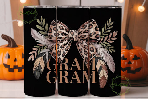 Glam Gram 20oz Tumbler Wrap Sublimation PixelChick 