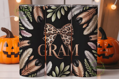 Glam Gram 20oz Tumbler Wrap Sublimation PixelChick 