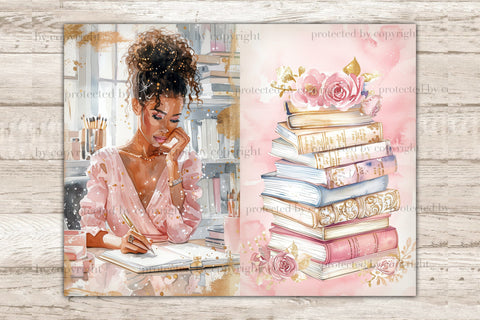 Glam Junk Journal Paper | Planner Ephemera SVG GlamArtZhanna 