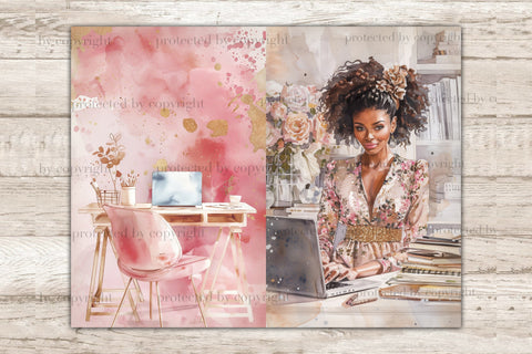 Glam Junk Journal Paper | Planner Ephemera SVG GlamArtZhanna 