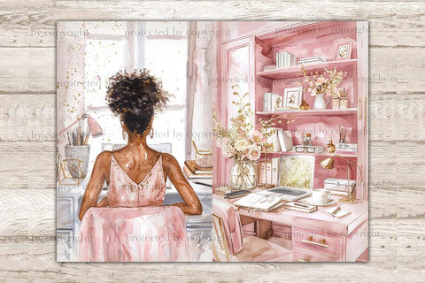 Glam Junk Journal Paper | Planner Ephemera SVG GlamArtZhanna 