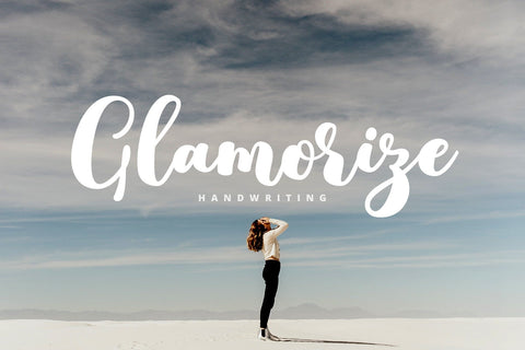 Glamorize Handwriting Font Fadeline Std. 