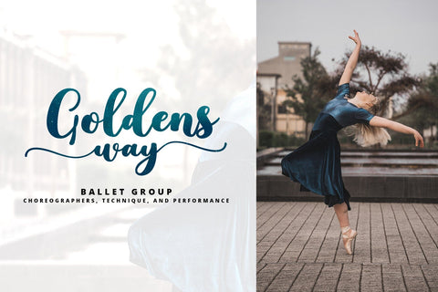 Glamorize Handwriting Font Fadeline Std. 