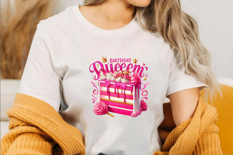 Glamorous Birthday Cake Sublimation Clipart Sublimation SVGArt 