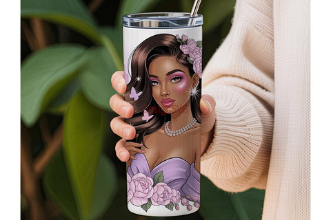 Glamorous City Girl 20oz Tumbler Wrap Sublimation DesignSVG 