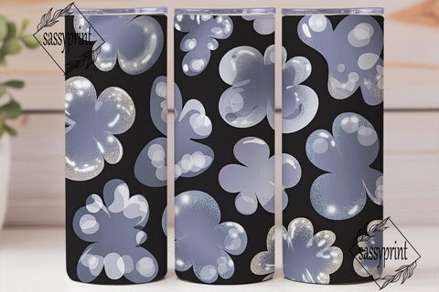 Glamorous Ice Sparkle 20oz Tumbler Wrap Sublimation sassyprint 