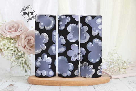 Glamorous Ice Sparkle 20oz Tumbler Wrap Sublimation sassyprint 