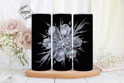 Glamorous Ice Sparkle 20oz Tumbler Wrap Sublimation sassyprint 